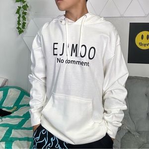 Ejimoo White Medium Hoodie